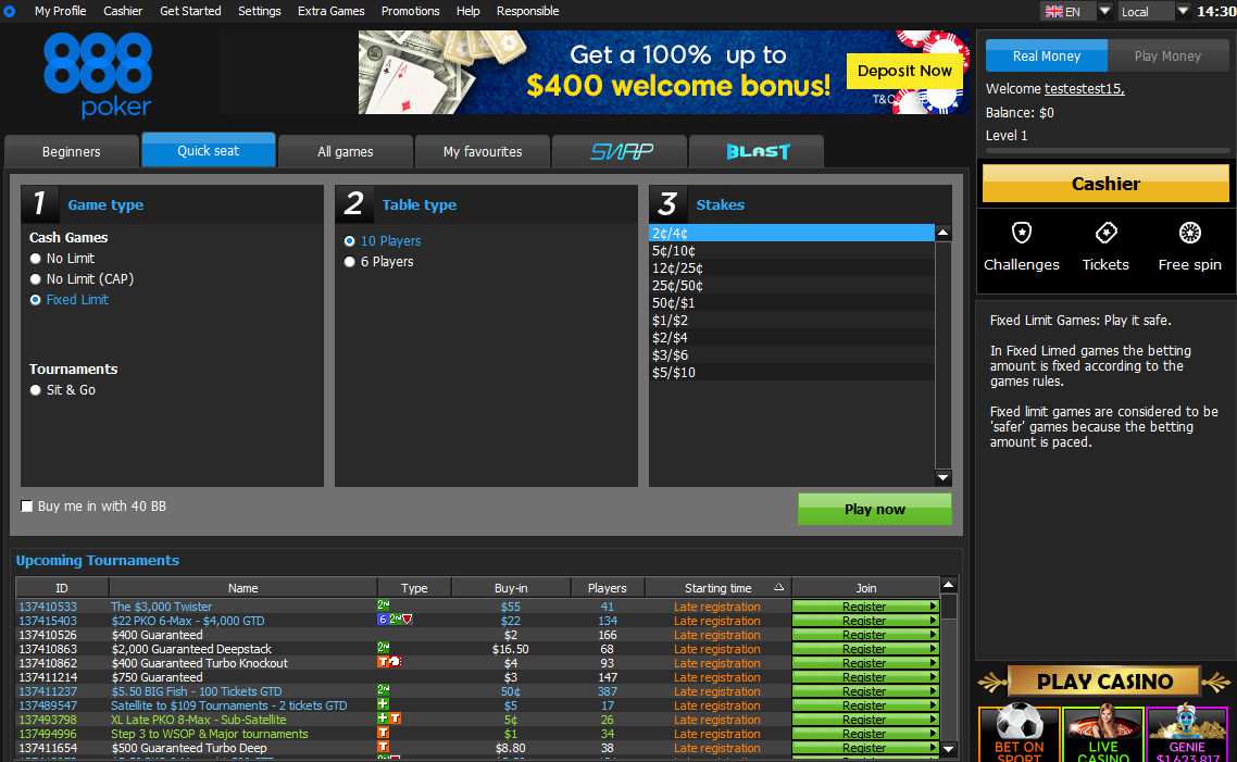 Pacific Poker 888 Free Download