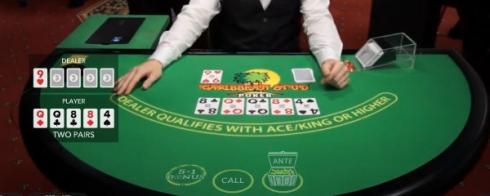 live dealer caribbean stud