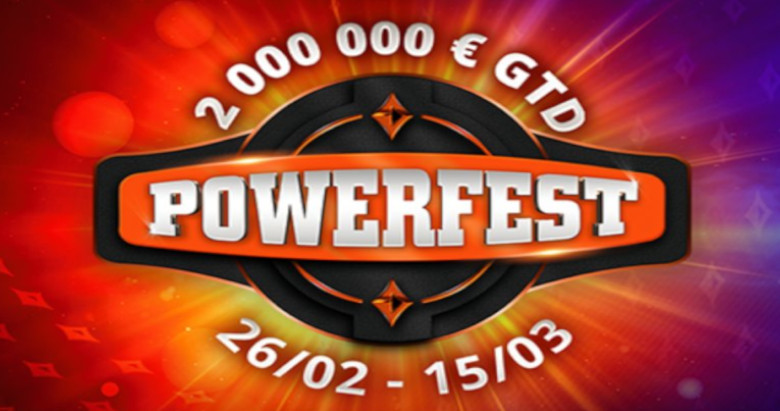 Få flere godbidder under 2.000.000 € POWERFEST på partypoker