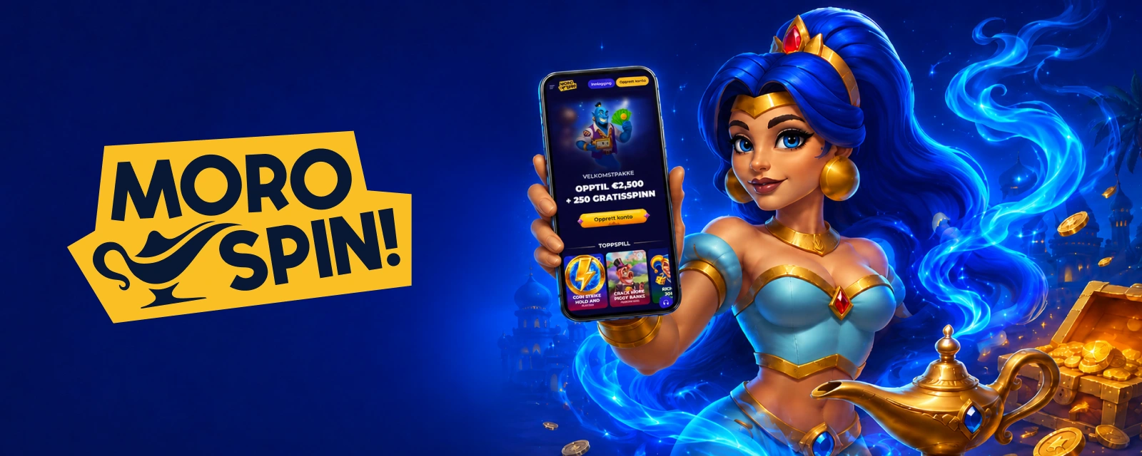 Mobilspil hos Moro Spin Casino