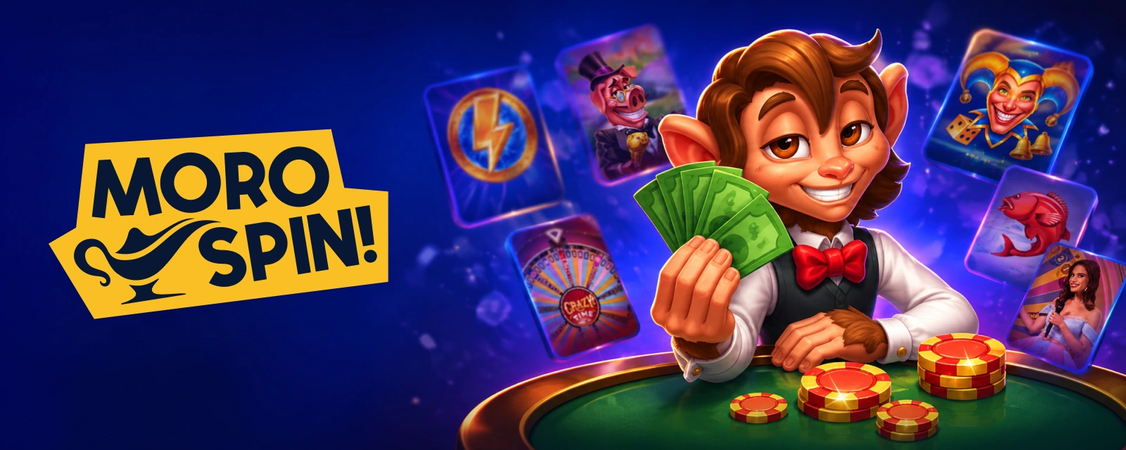 Spil & Udbydere hos Moro Spin Online Casino