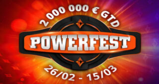 Få flere godbidder under 2.000.000 € POWERFEST på partypoker